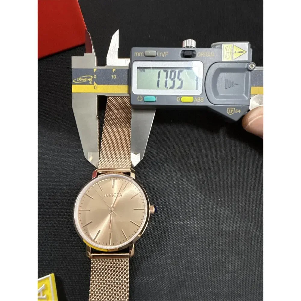 Invicta Angel 31072 New In Box Rose Gold 38mm Dial 18mm Band 5ATM Quartz